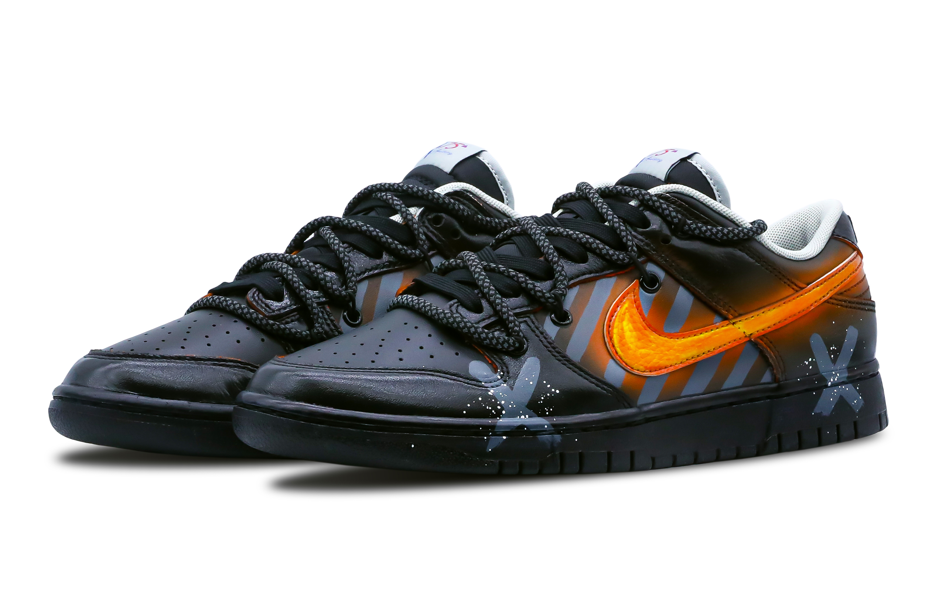 Lookbook 【客製球鞋】 Nike Dunk Low EMB 低筒 男款 板鞋 機能風 橙黑戰鬥雷射