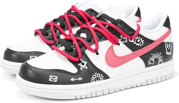 나이키 덩크 로우 커스텀 'Y2K 그래피티' DH9765-102-442833 Lookbook 나이키 덩크 로우 커스텀 'Y2K 그래피티' DH9765-102-442833