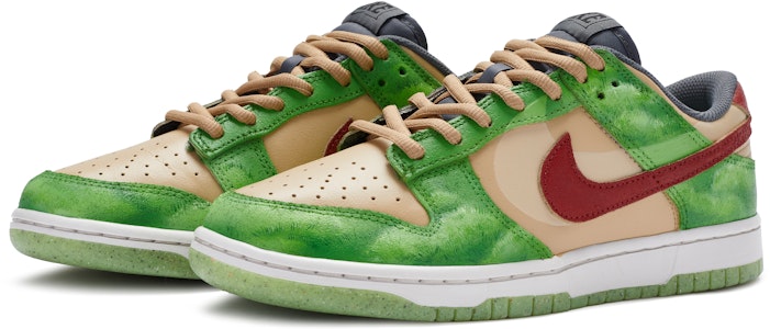 【定製球鞋】Nike Dunk Low prm BIGNIU 鮮新 綠野仙蹤 手繪噴繪 低筒 板鞋 男款 綠棕紅 Lookbook 【定製球鞋】Nike Dunk Low prm BIGNIU 鮮新 綠野仙蹤 手繪噴繪 低筒 板鞋 男款 綠棕紅