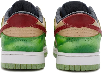 【定製球鞋】Nike Dunk Low prm BIGNIU 鮮新 綠野仙蹤 手繪噴繪 低筒 板鞋 男款 綠棕紅 Shop 【定製球鞋】Nike Dunk Low prm BIGNIU 鮮新 綠野仙蹤 手繪噴繪 低筒 板鞋 男款 綠棕紅