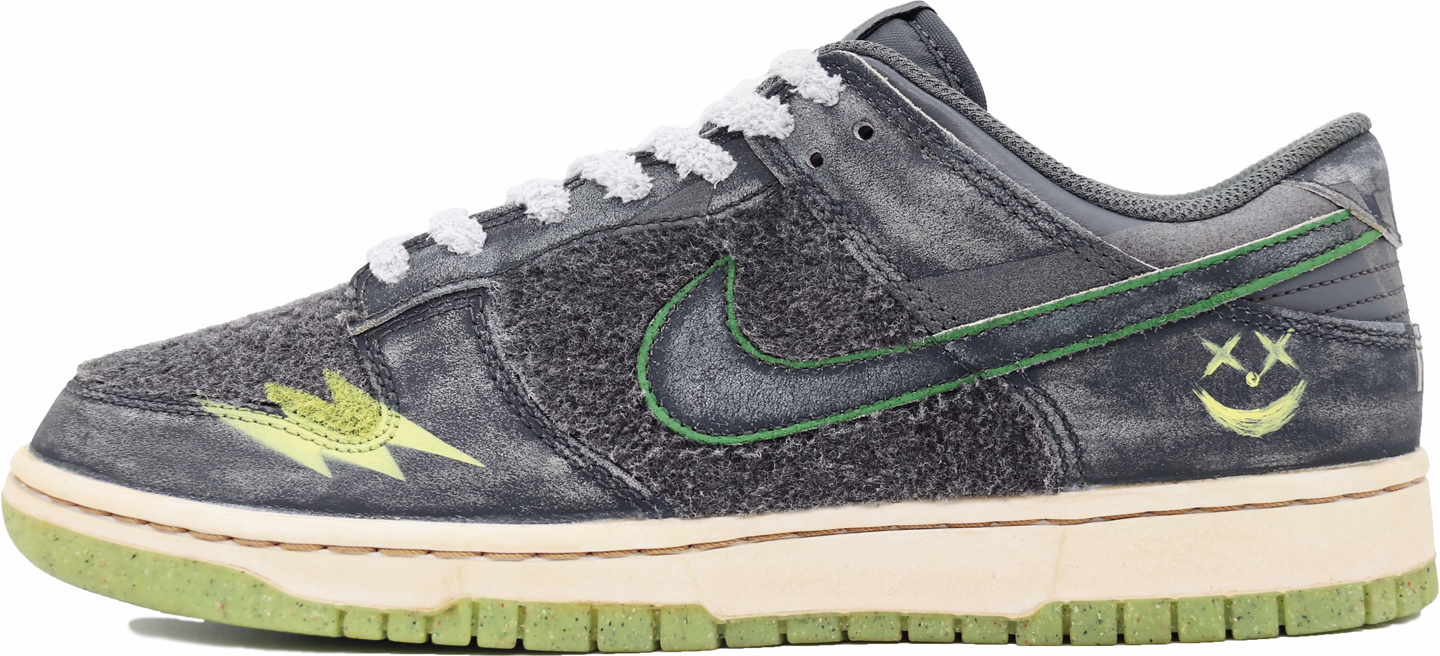 custom-shoes-nike-dunk-low-premium-halloween-lightning-clown