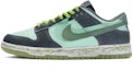 Buy 【定製球鞋】Nike Dunk Low PRM 美式復古 潑墨綠 做舊 手繪噴繪 低筒 板鞋 男款 灰綠