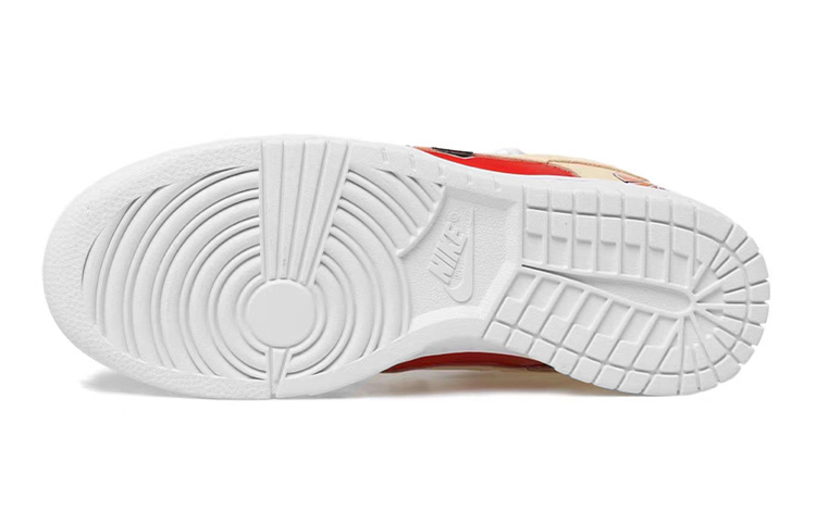 Details for [Sneaker Kustom] Nike Dunk Low Merah Kuning 'Slam Dunk Tali Deconstructed Vintage' DH9765-100(Team拾玖-女款做旧篮球S-BOX)