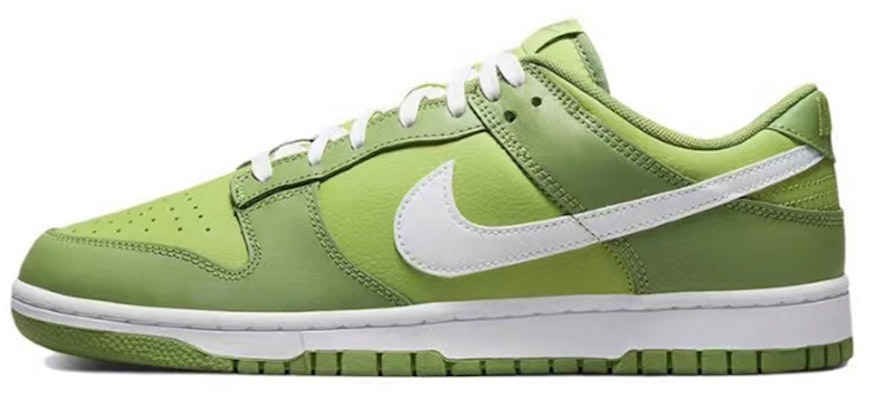 나이키 덩크 로우 레트로 '신문 그래피티' (커스텀) DJ6188-300(Team肆-绿色美式报纸缝布M) Details for 나이키 덩크 로우 레트로 '신문 그래피티' (커스텀) DJ6188-300(Team肆-绿色美式报纸缝布M)