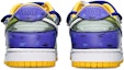 Shop 【客製球鞋】 Nike Dunk Low Retro 二次元拼色 鯊魚鉤 解構雙鞋帶 限量鞋盒 低筒 輪滑鞋 男款 綠灰藍