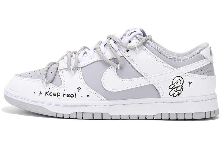 Buy [Kasur Kasut] Nike Dunk Low Retro 'Astronaut Deconstructed Kelabu-Putih' DJ6188-003(Team拾伍-男款字母SBOX)