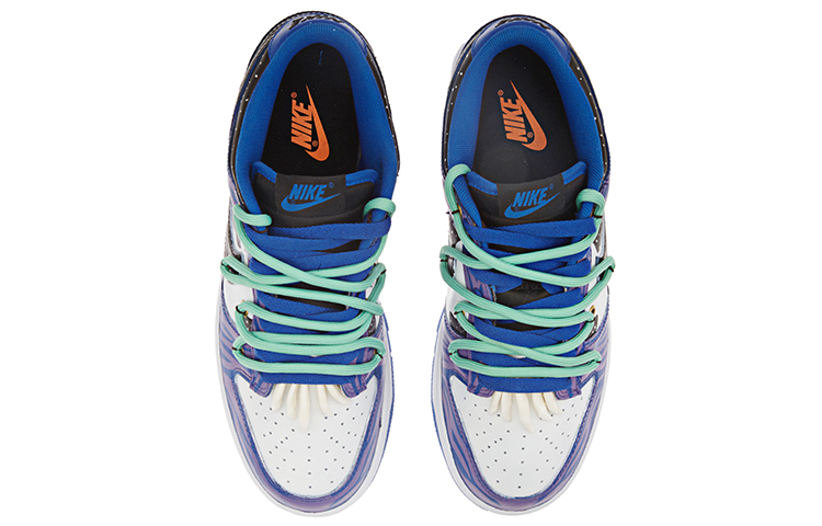 Shop [定制鞋款] 耐克Dunk Low Retro '阿凡达解构' DD1391-001(TeamA-DKL男款阿凡达OW蓝紫)