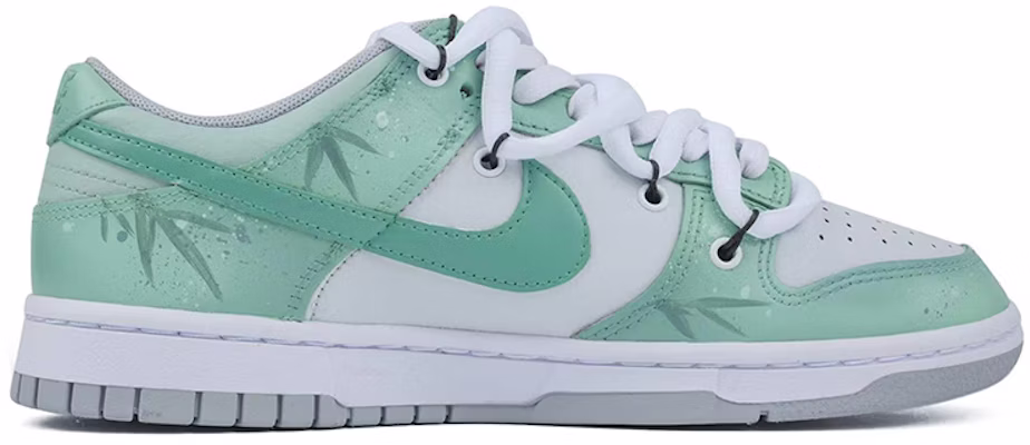 【客製化球鞋】 Nike Dunk Low Retro 潮男節主題 竹 低筒 板鞋 男款 綠灰 Order 【客製化球鞋】 Nike Dunk Low Retro 潮男節主題 竹 低筒 板鞋 男款 綠灰