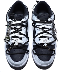 カスタム ダンク ロー レトロ "バンブーインク" (Nikeは不要) DJ6188-002(team25-竹林熊猫) Shop カスタム ダンク ロー レトロ "バンブーインク" (Nikeは不要) DJ6188-002(team25-竹林熊猫)