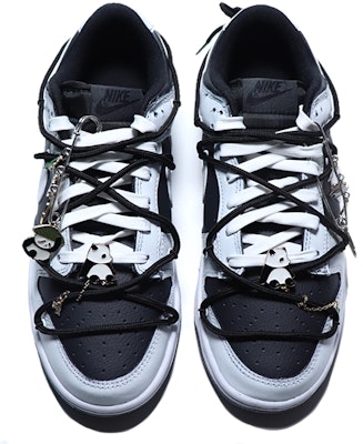 【定制球鞋】 Nike Dunk Low Retro 竹林水墨 中國風 星溯未來 熊貓山水 兔年限定 低幫 板鞋 男款 黑白 Shop 【定制球鞋】 Nike Dunk Low Retro 竹林水墨 中國風 星溯未來 熊貓山水 兔年限定 低幫 板鞋 男款 黑白