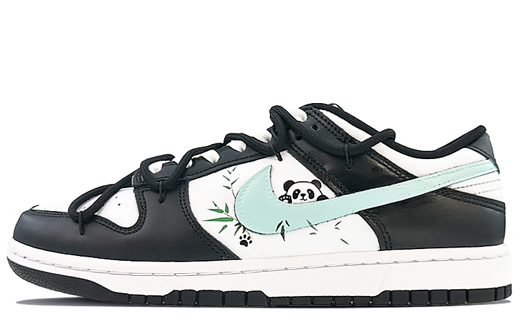 Buy [Zapatillas Personalizadas] Nike Dunk Low Retro 'Panda Bambú' DD1391-100(Team40-男款翠竹熊猫黑白绿)
