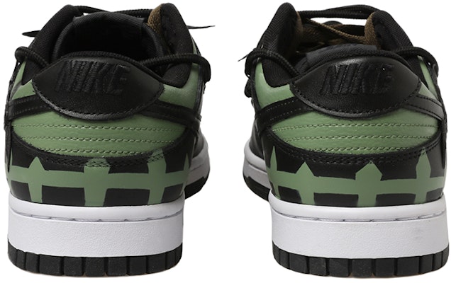 【定制球鞋】Nike Dunk Low Retro 蝙蝠 暗黑 眼睛 樹枝 城堡 解構風 低幫 板鞋 男款 黑綠 Details for 【定制球鞋】Nike Dunk Low Retro 蝙蝠 暗黑 眼睛 樹枝 城堡 解構風 低幫 板鞋 男款 黑綠