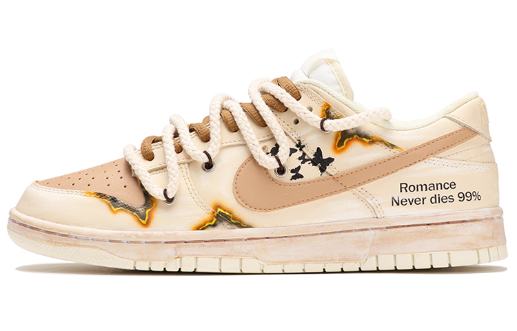 Buy [Sneakers Custom] Nike Dunk Low Retro 'Beige Brown' DJ6188-100(TeamThree-男款灼烧米棕)