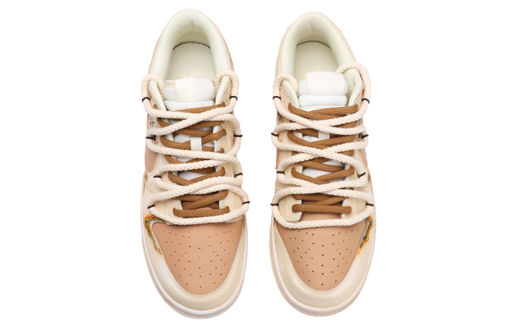 Purchase [Sneakers Custom] Nike Dunk Low Retro 'Beige Brown' DJ6188-100(TeamThree-男款灼烧米棕)