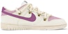 나이키 덩크 로우 레트로 '베이지 퍼플' (커스텀) DJ6188-101(TeamK-波波葡萄QD)