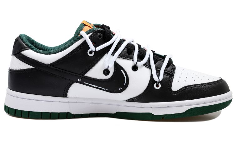 Order 나이키 덩크 로우 레트로 '블랙&화이트 낙서' (Nike Dunk Low Retro 'Black&White Nakseo') DD1391-300(Team拾玖-爱心涂鸦男S-BOX)