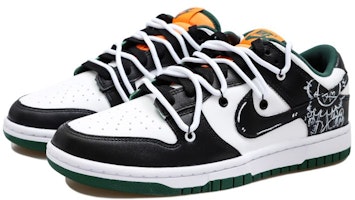 나이키 덩크 로우 레트로 '블랙&화이트 낙서' (Nike Dunk Low Retro 'Black&White Nakseo') DD1391-300(Team拾玖-爱心涂鸦男S-BOX) Lookbook 나이키 덩크 로우 레트로 '블랙&화이트 낙서' (Nike Dunk Low Retro 'Black&White Nakseo') DD1391-300(Team拾玖-爱心涂鸦男S-BOX)