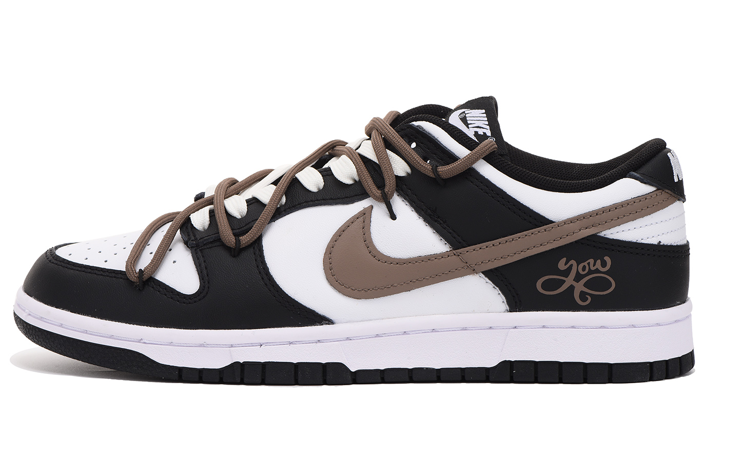 Buy [Kasut Rekaan Khas] Nike Dunk Low Retro 'Hitam Coklat' DD1391-100(Team拾伍-男款黑棕)