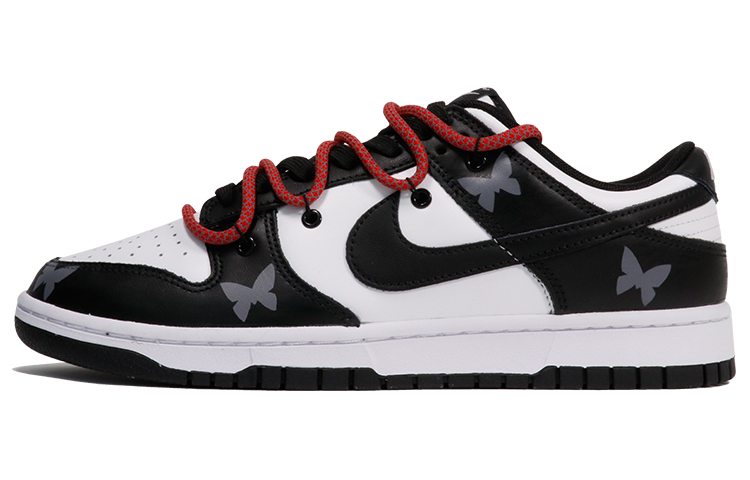 Buy [Zapatillas Personalizadas] Nike Dunk Low Retro 'Mariposa Negra' DD1391-100(TeamThree-男女同款蝴蝶白黑)