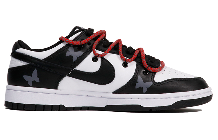Order [Zapatillas Personalizadas] Nike Dunk Low Retro 'Mariposa Negra' DD1391-100(TeamThree-男女同款蝴蝶白黑)