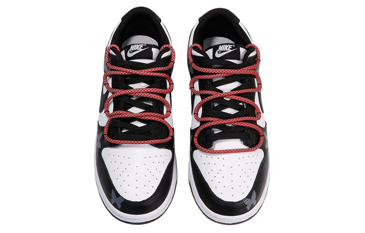 Shop [Zapatillas Personalizadas] Nike Dunk Low Retro 'Mariposa Negra' DD1391-100(TeamThree-男女同款蝴蝶白黑)