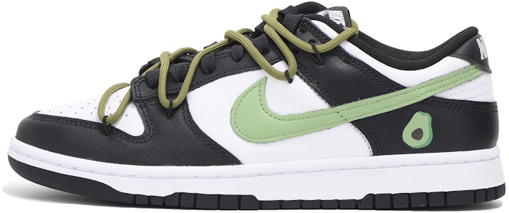 【訂製球鞋】Nike Dunk Low Retro 牛油果 解構 高街 低筒 板鞋 男款 黑綠 Buy 【訂製球鞋】Nike Dunk Low Retro 牛油果 解構 高街 低筒 板鞋 男款 黑綠