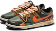 Lookbook 【定制球鞋】Nike Dunk Low Retro 野鶴製造 未來風主題 機能 解構雙鞋帶 低幫 板鞋 男款 黑綠橙