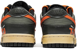 【定制球鞋】Nike Dunk Low Retro 野鶴製造 未來風主題 機能 解構雙鞋帶 低幫 板鞋 男款 黑綠橙 Shop 【定制球鞋】Nike Dunk Low Retro 野鶴製造 未來風主題 機能 解構雙鞋帶 低幫 板鞋 男款 黑綠橙