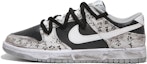 Buy 【訂製球鞋】Nike Dunk Low Retro 復古 水墨 書法 做舊 低筒 板鞋 男款 黑灰色