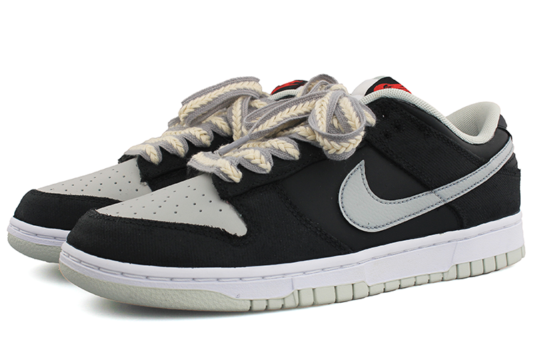 Lookbook [カスタムシューズ] ナイキ ダンク ロー レトロ 'ブラック グレープレイド' DV0827-100(Team13-黑灰)
