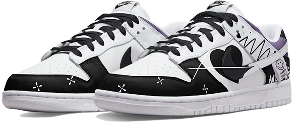 ナイキ ダンク レトロ "ブラックハート" (カスタム) DJ6188-101(TeamS-黑桃心S-BOX) Lookbook ナイキ ダンク レトロ "ブラックハート" (カスタム) DJ6188-101(TeamS-黑桃心S-BOX)