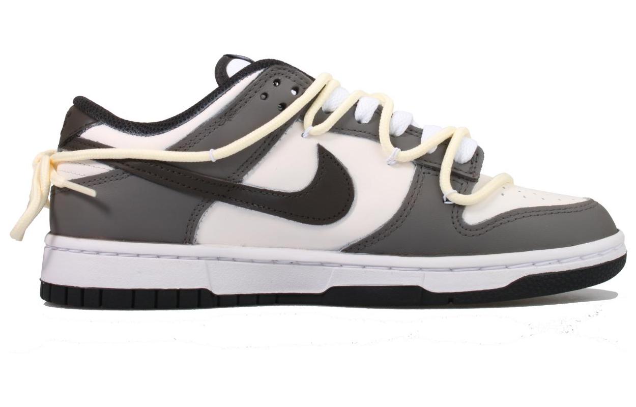 Order [定制鞋] 耐克Dunk低帮复古'黑摩卡' DD1391-100(Team33-黑摩卡-男款-灰棕）