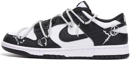나이키 덩크 로우 레트로 '블랙 패치워크 그래피티' (커스텀) DD1391-100(Team32-男款潮流涂鸦) Buy 나이키 덩크 로우 레트로 '블랙 패치워크 그래피티' (커스텀) DD1391-100(Team32-男款潮流涂鸦)