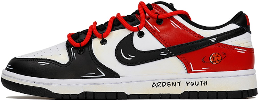 カスタム ダンク ロー "黒赤 デコン ダブルレース" DD1391-100(TeamThree-男女同款热血青春) Buy カスタム ダンク ロー "黒赤 デコン ダブルレース" DD1391-100(TeamThree-男女同款热血青春)