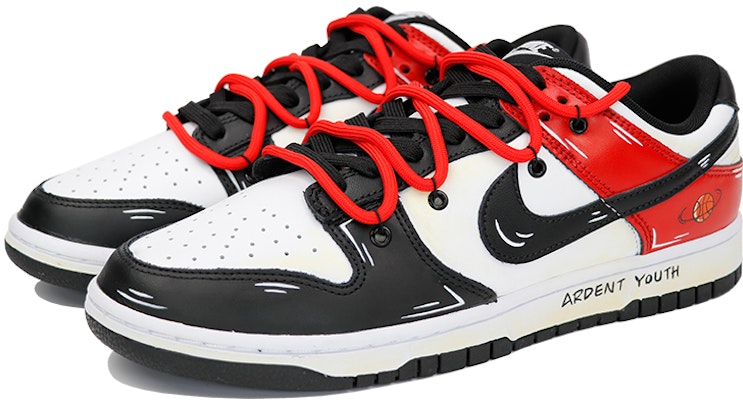 カスタム ダンク ロー "黒赤 デコン ダブルレース" DD1391-100(TeamThree-男女同款热血青春) Lookbook カスタム ダンク ロー "黒赤 デコン ダブルレース" DD1391-100(TeamThree-男女同款热血青春)