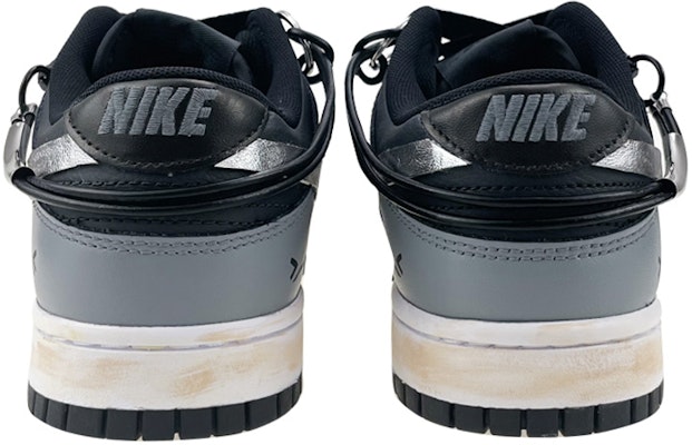 【定制鞋】耐克Dunk Low复古款“黑银链” DJ6188-002(Team叁-男款机能黑银贴布链条) Purchase 【定制鞋】耐克Dunk Low复古款“黑银链” DJ6188-002(Team叁-男款机能黑银贴布链条)