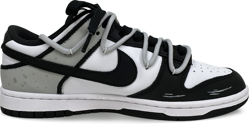 ナイキ ダンク レトロ "ブラック スター 解体" (カスタム) DD1391-100-445654 Order ナイキ ダンク レトロ "ブラック スター 解体" (カスタム) DD1391-100-445654