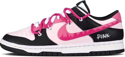 【客製球鞋】Nike Dunk Low Retro 黑糖少女 甜酷風 小眾潮流風 防滑耐磨 低筒 滑板鞋 男款 黑粉 Buy 【客製球鞋】Nike Dunk Low Retro 黑糖少女 甜酷風 小眾潮流風 防滑耐磨 低筒 滑板鞋 男款 黑粉