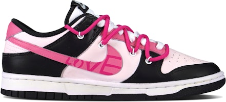 【客製球鞋】Nike Dunk Low Retro 黑糖少女 甜酷風 小眾潮流風 防滑耐磨 低筒 滑板鞋 男款 黑粉 Order 【客製球鞋】Nike Dunk Low Retro 黑糖少女 甜酷風 小眾潮流風 防滑耐磨 低筒 滑板鞋 男款 黑粉