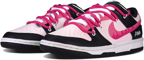 【客製球鞋】Nike Dunk Low Retro 黑糖少女 甜酷風 小眾潮流風 防滑耐磨 低筒 滑板鞋 男款 黑粉 Shop 【客製球鞋】Nike Dunk Low Retro 黑糖少女 甜酷風 小眾潮流風 防滑耐磨 低筒 滑板鞋 男款 黑粉