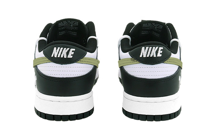Shop [Kasut Custom] Nike Dunk Low Retro 'Hitam Putih' DD1391-100(Team48-栾华)