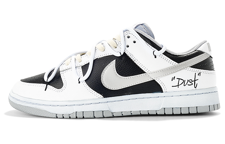 Buy 나이키 덩크 로우 레트로 '블랙 화이트 베리 디컨스트럭티드' (커스텀) DJ6188-003(TeamI-男款工业风解构做旧黑白)