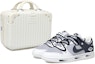 Buy 【定制球鞋】Nike Dunk Low Retro 星球 解構鞋帶 做舊vibe風 黑白灰 解構鞋帶 男款 低幫板鞋