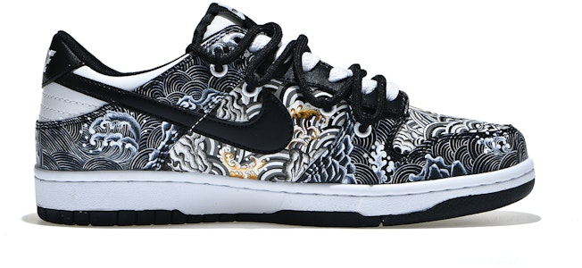 나이키 덩크 로우 레트로 '블랙 화이트 그래피티' (커스텀) DD1391-100(Team23-男款-千山万水-黑白) Order 나이키 덩크 로우 레트로 '블랙 화이트 그래피티' (커스텀) DD1391-100(Team23-男款-千山万水-黑白)