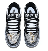 ナイキ ダンク ロー レトロ "黒白グラフィティ" (カスタム) DD1391-100(Team23-男款-千山万水-黑白) Shop ナイキ ダンク ロー レトロ "黒白グラフィティ" (カスタム) DD1391-100(Team23-男款-千山万水-黑白)