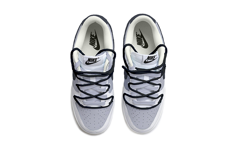 Purchase [Sneakers Kustom] Nike Dunk Low Retro 'Hitam Putih Abu Deconstructed' DJ6188-101(Team拾玖-做旧星球男)