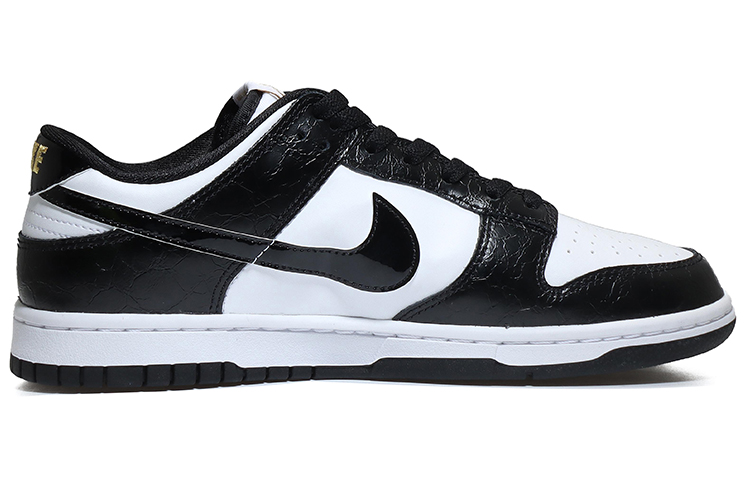 Order [Kasut Custom] Nike Dunk Low Retro 'Hitam Putih Panda' DR9511-100(Team10-北峰雪山QD)