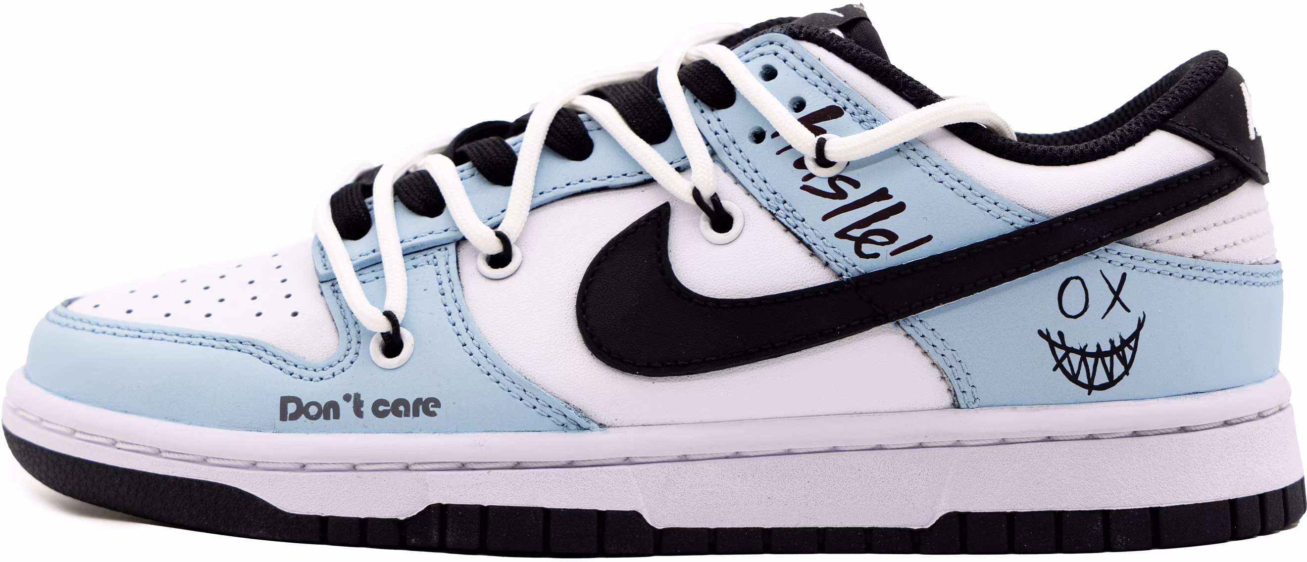 custom-shoes-nike-dunk-low-retro-blue-clown