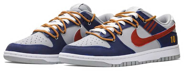 【客製化球鞋】 Nike Dunk Low Retro Vibe風 藍色妖姬 解構鞋帶 低幫 板鞋 男款 藍紅色 Lookbook 【客製化球鞋】 Nike Dunk Low Retro Vibe風 藍色妖姬 解構鞋帶 低幫 板鞋 男款 藍紅色