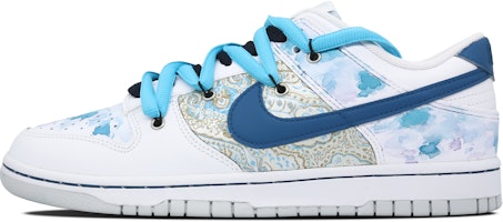 【カスタムシューズ】ナイキ ダンク ロー レトロ 'ブルー インク ダイ - 刺繍' DV0831-101(Team28-男款刺绣) Buy 【カスタムシューズ】ナイキ ダンク ロー レトロ 'ブルー インク ダイ - 刺繍' DV0831-101(Team28-男款刺绣)